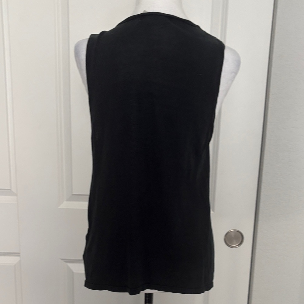 August Silk Classic Black Sleeveless Top - Picture 4 of 5